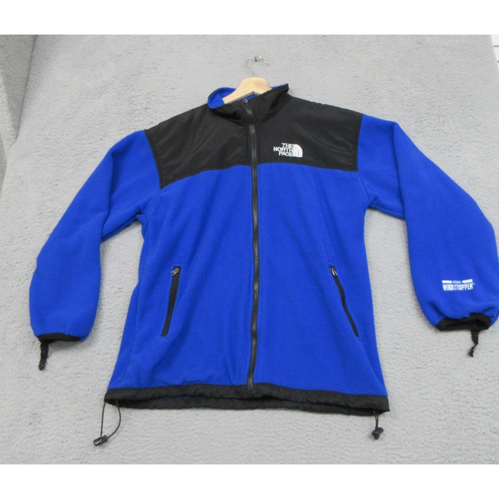 The North Face Royal Blue and Black WindStopper Fleece Jacket